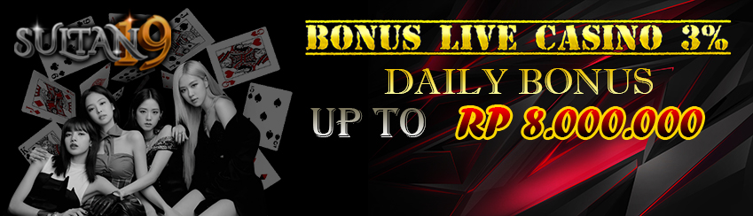 BONUS LIVE CASINO 3%